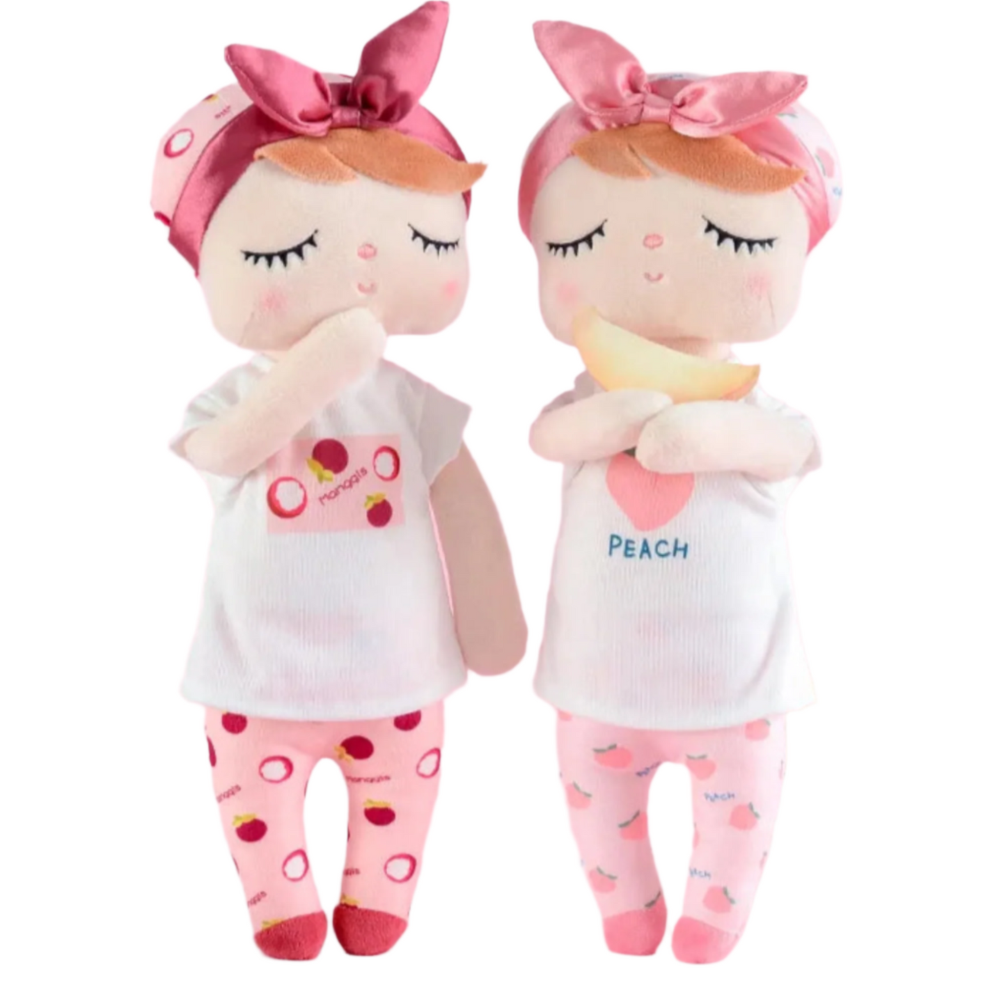 Metoo Fruit Angela Plush Doll – 34cm Watermelon-Themed Soft Toy
