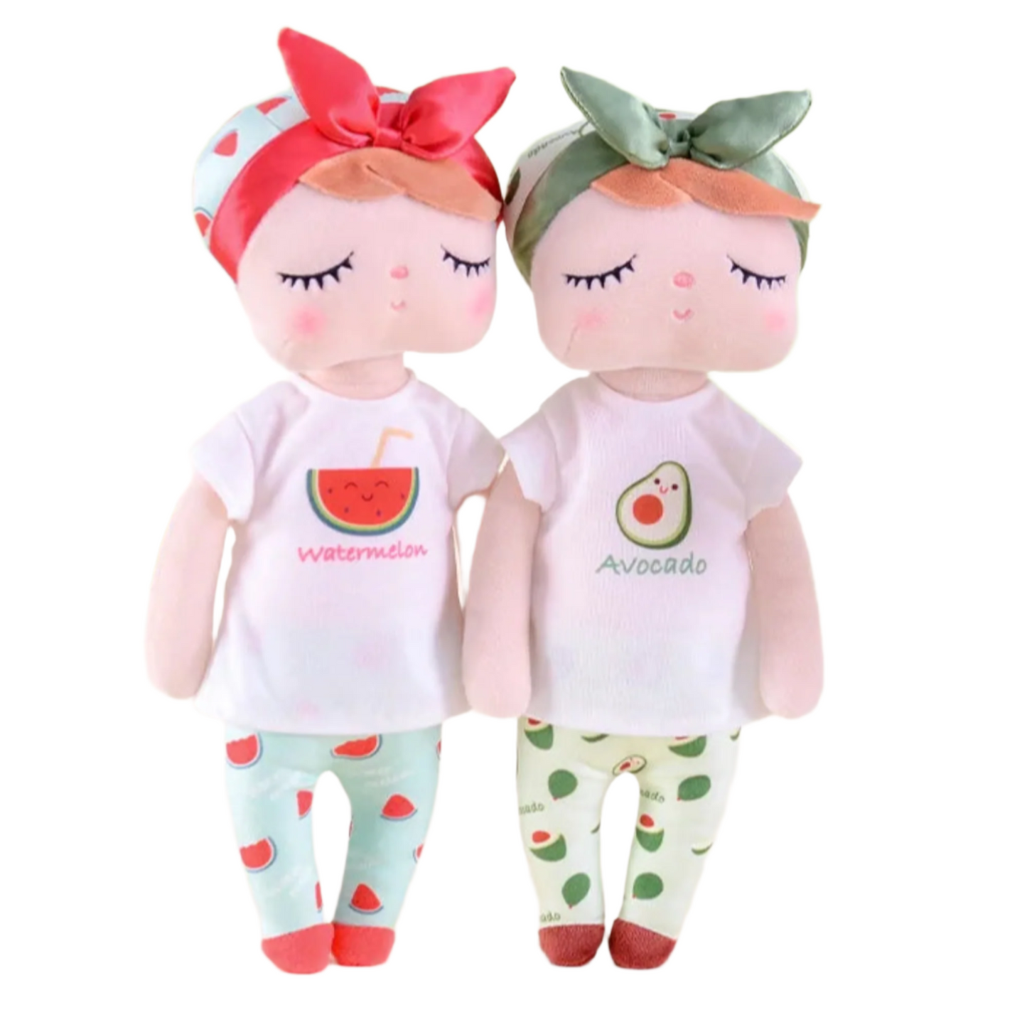 Metoo Fruit Angela Plush Doll – 34cm Watermelon-Themed Soft Toy