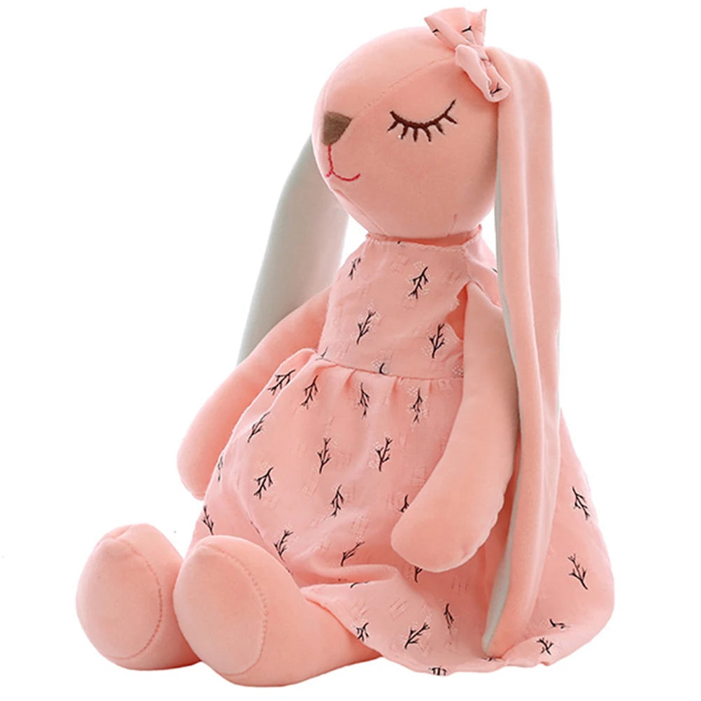 Soft Long-Eared Stuffed Rabbit for Newborns & Nursery Gift