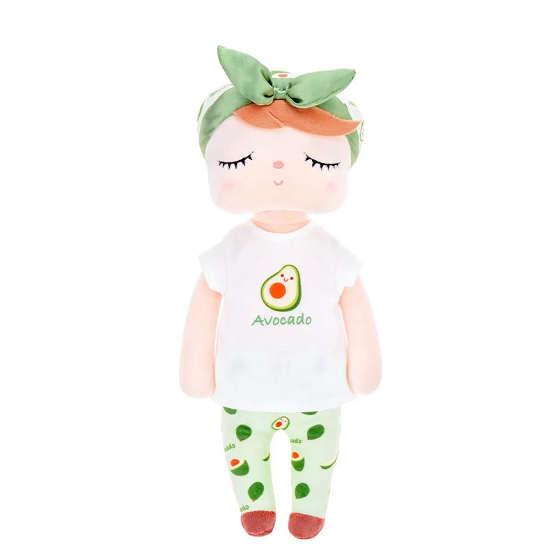 Metoo Fruit Angela Plush Doll – 34cm Watermelon-Themed Soft Toy
