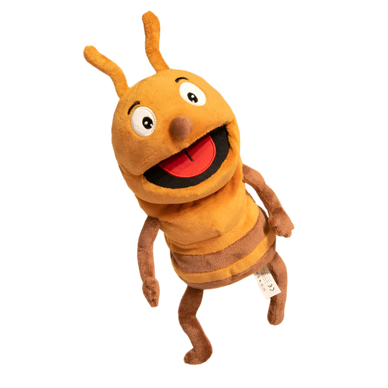 Plush Insect Hand Puppets – Ladybug, Caterpillar & More!