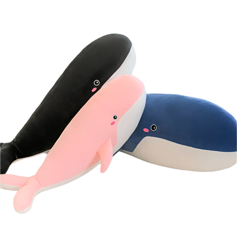 Giant Soft Plush Whale β Washable Stuffed Ocean Animal for Kids & Gifts
