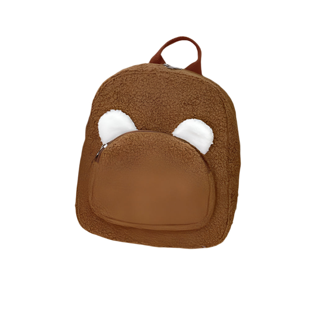 Kawaii Bear Ears Plush Backpack