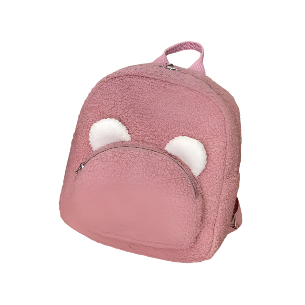 Kawaii Bear Ears Plush Backpack