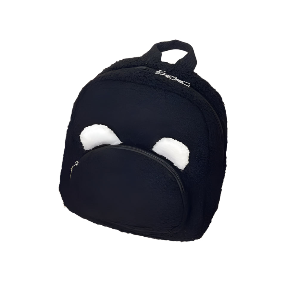 Kawaii Bear Ears Plush Backpack
