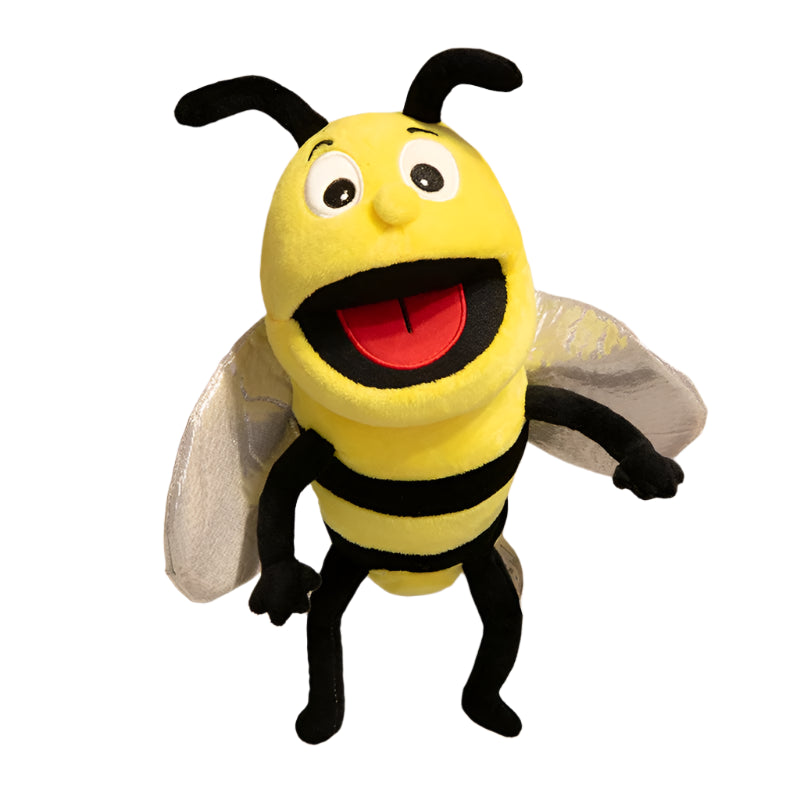 Plush Insect Hand Puppets – Ladybug, Caterpillar & More!