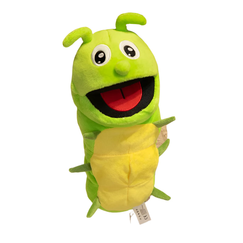 Plush Insect Hand Puppets – Ladybug, Caterpillar & More!