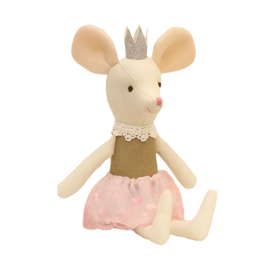 Mouse Family Plush Dollhouse Set