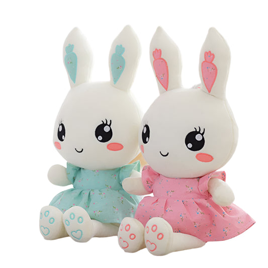 Dreamy Bunny – 40CM Plush Rabbit Doll in Dress