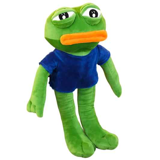 Sad Pepe Frog Plush – Meme Stuffed Toy (50/70/90 cm)

