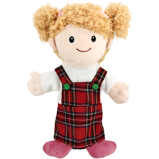 👨‍👩‍👧‍👦 Family Hand Puppet Plush Toy – 1/4/6pcs Storytelling Set