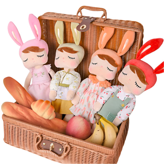 Metoo Angela Bunny Plush Doll – 35cm Soft & Cuddly Stuffed Toy for Kids & Adults