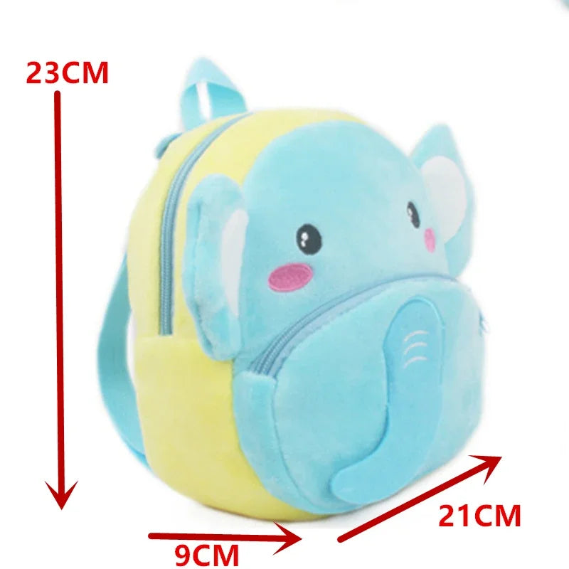Tiny Tails – 3D Plush Cartoon Backpack for Toddlers