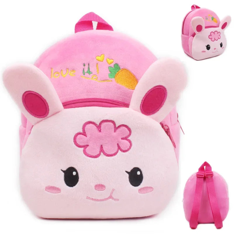 Tiny Tails – 3D Plush Cartoon Backpack for Toddlers