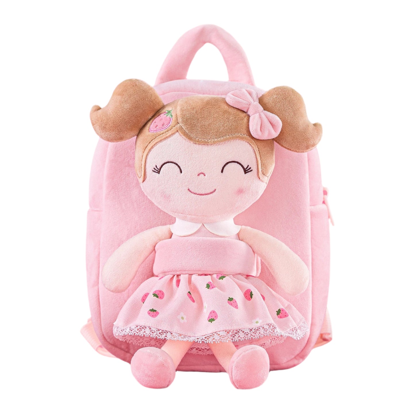 Gloveleya Strawberry Plush Backpack