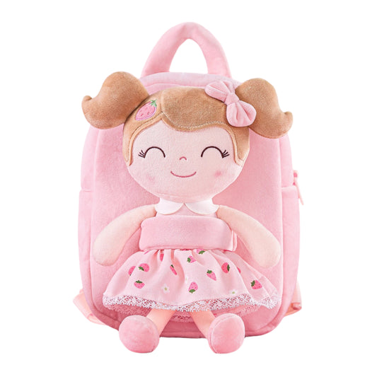 Gloveleya Strawberry Plush Backpack