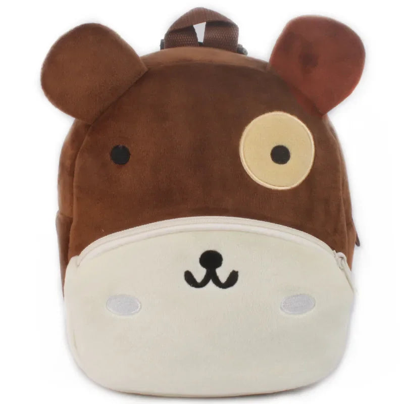 Tiny Tails – 3D Plush Cartoon Backpack for Toddlers