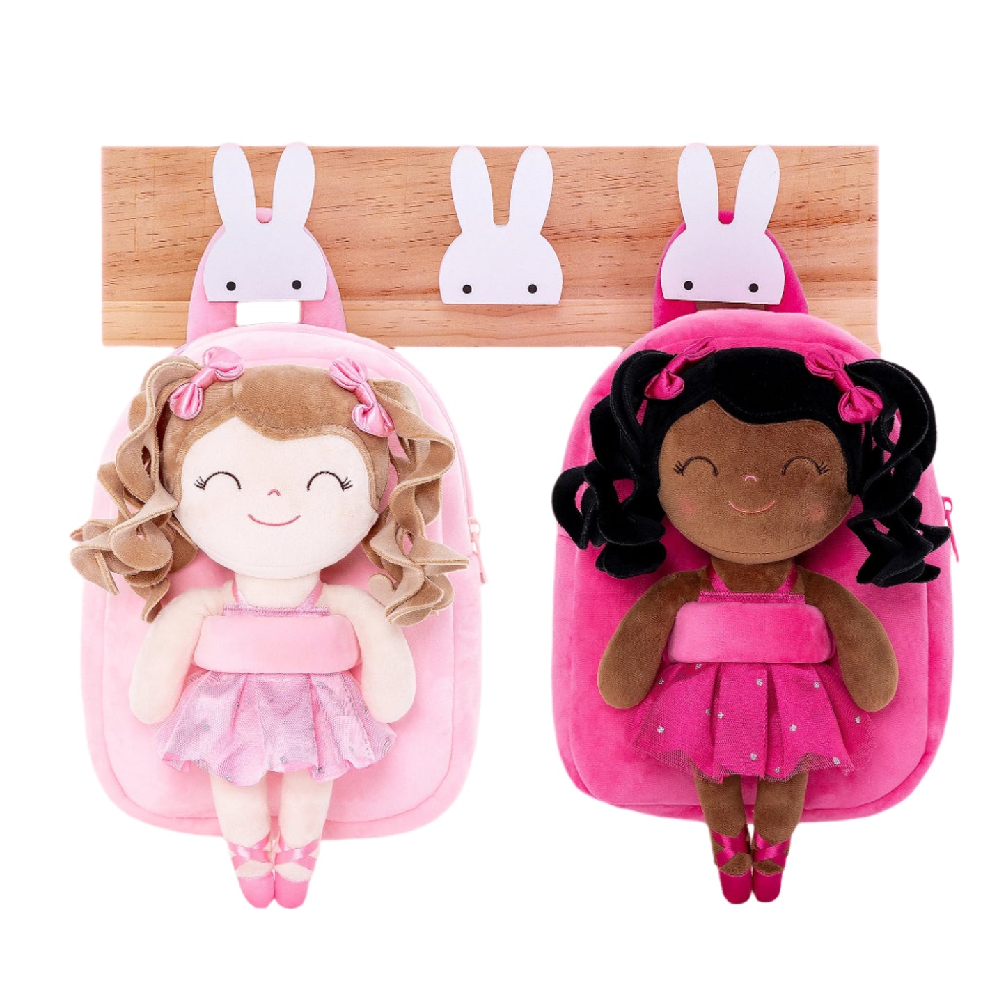 Gloveleya Ballerina Doll Plush Backpack