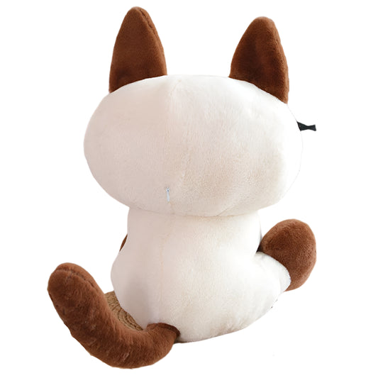 Super Soft Siamese Cat Plush Toy