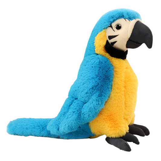 🦜 Colorful Parrot Plush Toy – 25CM Lifelike Bird
