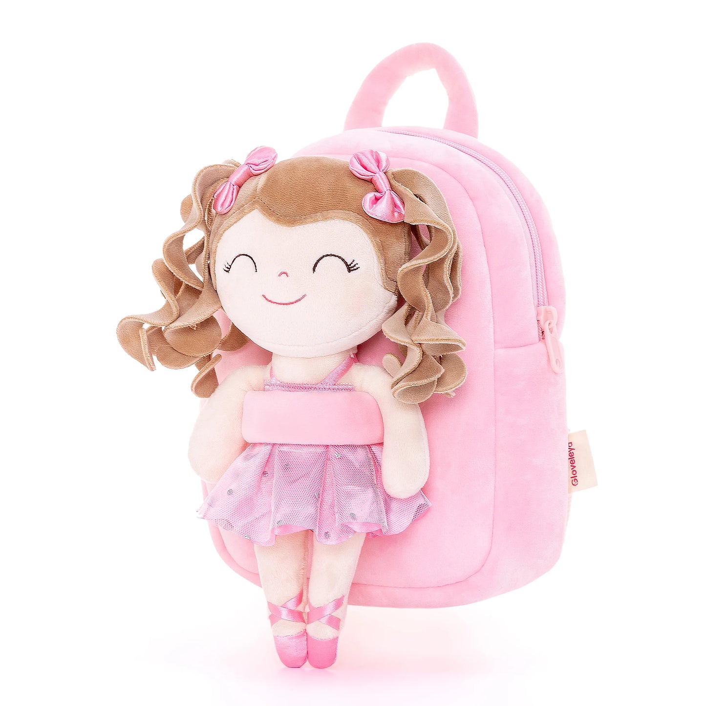 Gloveleya Ballerina Doll Plush Backpack