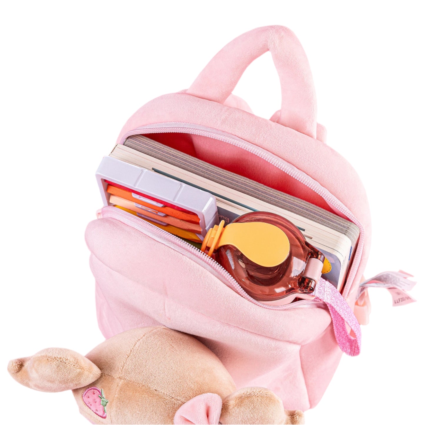 Gloveleya Strawberry Plush Backpack